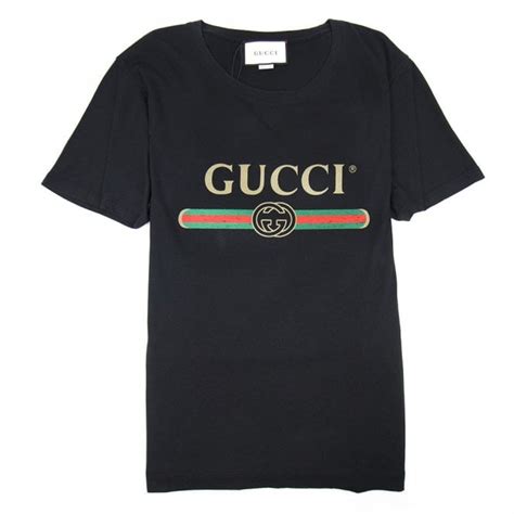 gucci logo brown|Gucci logo black shirt.